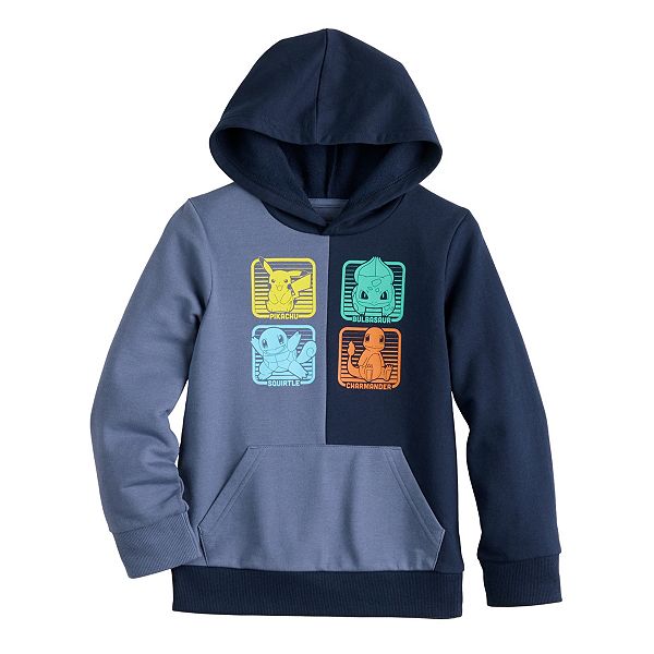 Boys 4-12 Jumping Beans® Pokemon Colorblock Starters Graphic Hoodie