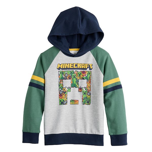 Boys 4-12 Jumping Beans® Minecraft Raglan Graphic Hoodie