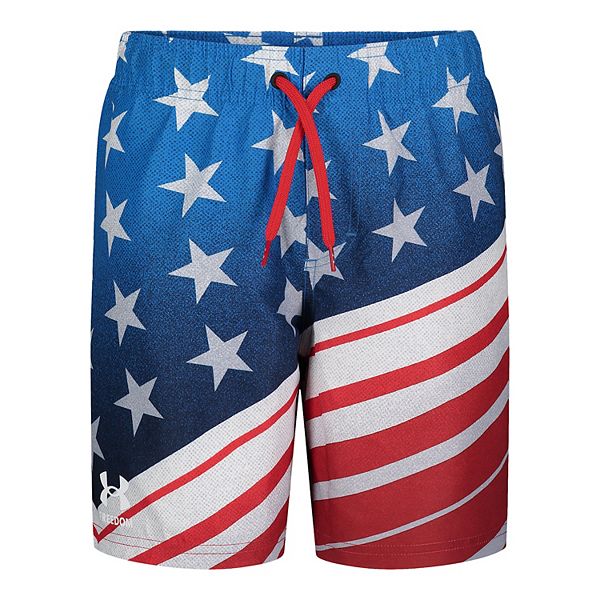 Mens american flag store swim trunks kohls