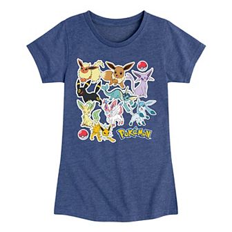 Girls 7-16 Pokemon Eeveelution Tee
