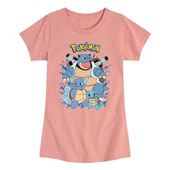 Girls 7-16 Pokemon Squirtle Evolution Tee