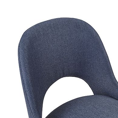 INK+IVY Nola Upholstered Dining Chair 2-piece Set with Cutout Back design