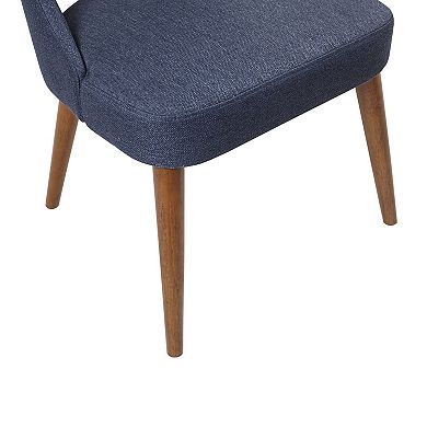 INK+IVY Nola Upholstered Dining Chair 2-piece Set with Cutout Back design