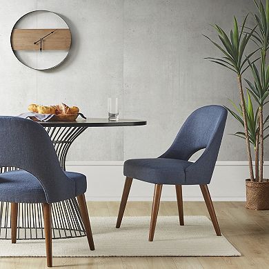 INK+IVY Nola Upholstered Dining Chair 2-piece Set with Cutout Back design