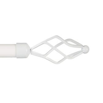 Exclusive Home Lancelot 1" Window Curtain Rod and Finial Set