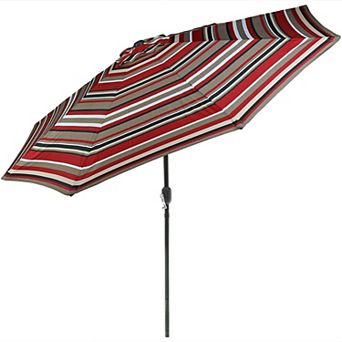 Sunnydaze Aluminum Patio Umbrella with Tilt and Crank