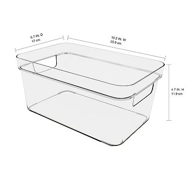 The Big One® Clear Plastic Storage Bin - Small