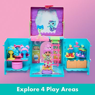 Spin Master Gabby's Dollhouse Dress-Up Closet Portable Playset with a Gabby Doll