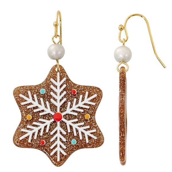 Kohls snowflake deals earrings