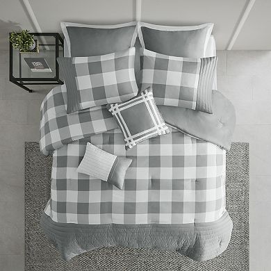 510 Design Dayton Comforter Set with Bedskirt & Decorative Pillows