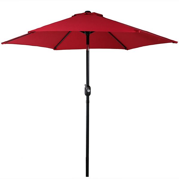 Sunnydaze 7.5' Outdoor Patio Market Umbrella with Tilt and Crank