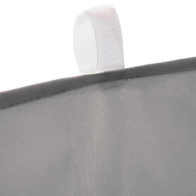 Sunnydaze 4-Piece 10 x 10 ft Polyester Gazebo Sidewall Curtain Set - Gray