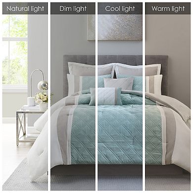 510 Design Livingston Comforter Set with Bedskirt & Decorative Pillows