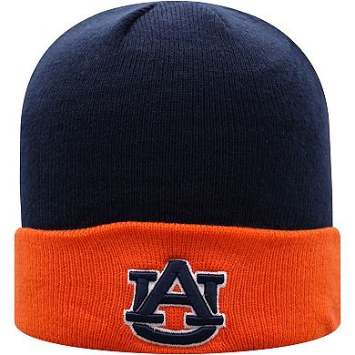Men's Top of the World Navy/Orange Auburn Tigers Core 2-Tone Cuffed Knit Hat