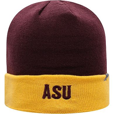 Men's Top of the World Maroon/Gold Arizona State Sun Devils Core 2-Tone Cuffed Knit Hat