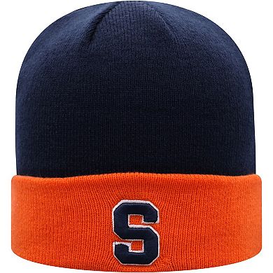 Men's Top of the World Navy/Orange Syracuse Orange Core 2-Tone Cuffed Knit Hat