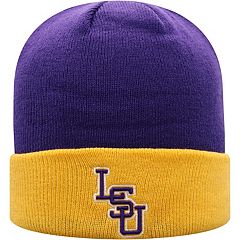 Lids Clemson Tigers Top of the World Youth Line Up Cuffed Knit Hat with Pom  - Purple