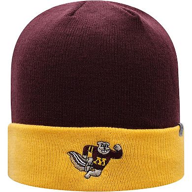 Men's Top of the World Maroon/Gold Minnesota Golden Gophers Core 2-Tone Cuffed Knit Hat
