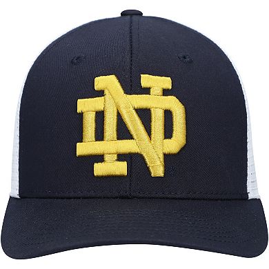 Men's Top of the World Navy Notre Dame Fighting Irish Trucker Snapback Hat