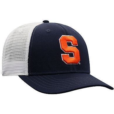 Men's Top of the World Navy/White Syracuse Orange Trucker Snapback Hat