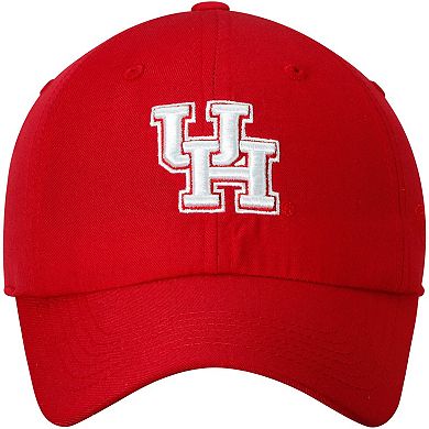 Men's Top of the World Red Houston Cougars Primary Logo Staple Adjustable Hat