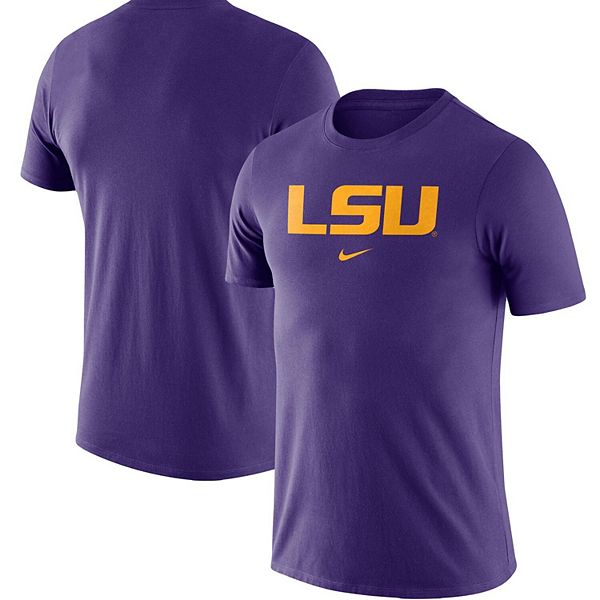 Men's Nike Purple LSU Tigers Essential Wordmark T-Shirt