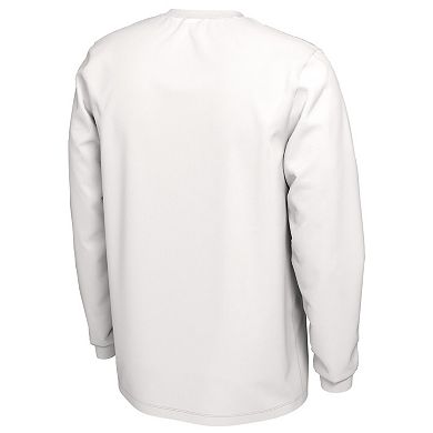 Men's Nike White Virginia Cavaliers Ball In Bench Long Sleeve T-Shirt
