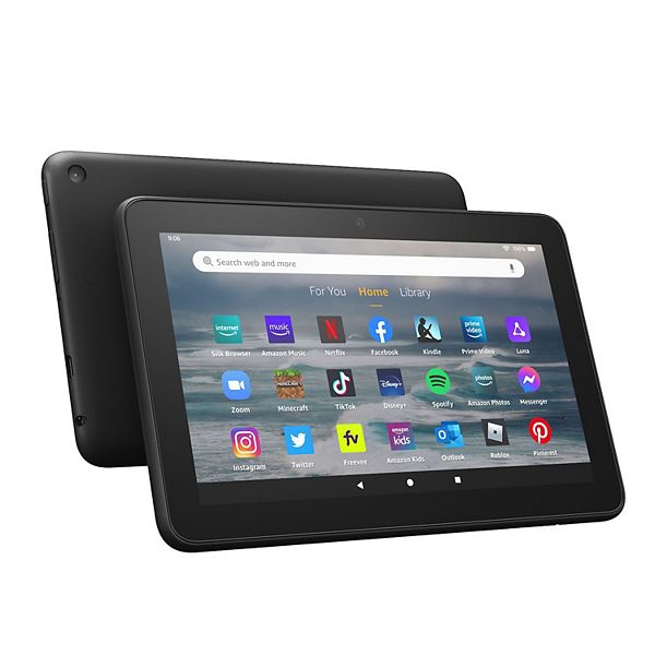 Fire 7 tablet, 7” display, read and watch, under $60 with 10-hour  battery life, (2022 release), 16 GB, Black