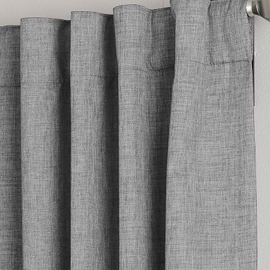 NATCO Wakefield Energy Textured Solid Blackout Window Curtain Panel