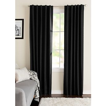 NATCO Wakefield Energy Textured Solid Blackout Window Curtain Panel