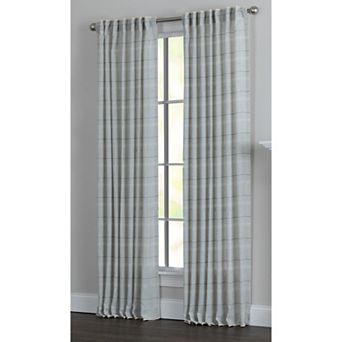 NATCO Billings Woven Horizontal Stripe Window Curtain Panel
