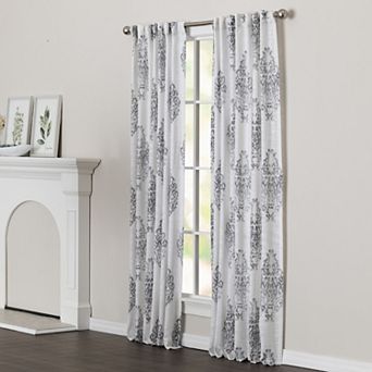 NATCO Harlow Energy Light-Filtering Printed Paisley Window Curtain Panel