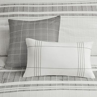 Harbor House Morgan Oversized & Overfilled Jacquard Comforter Set with Bedskirt & Decorative Pillows