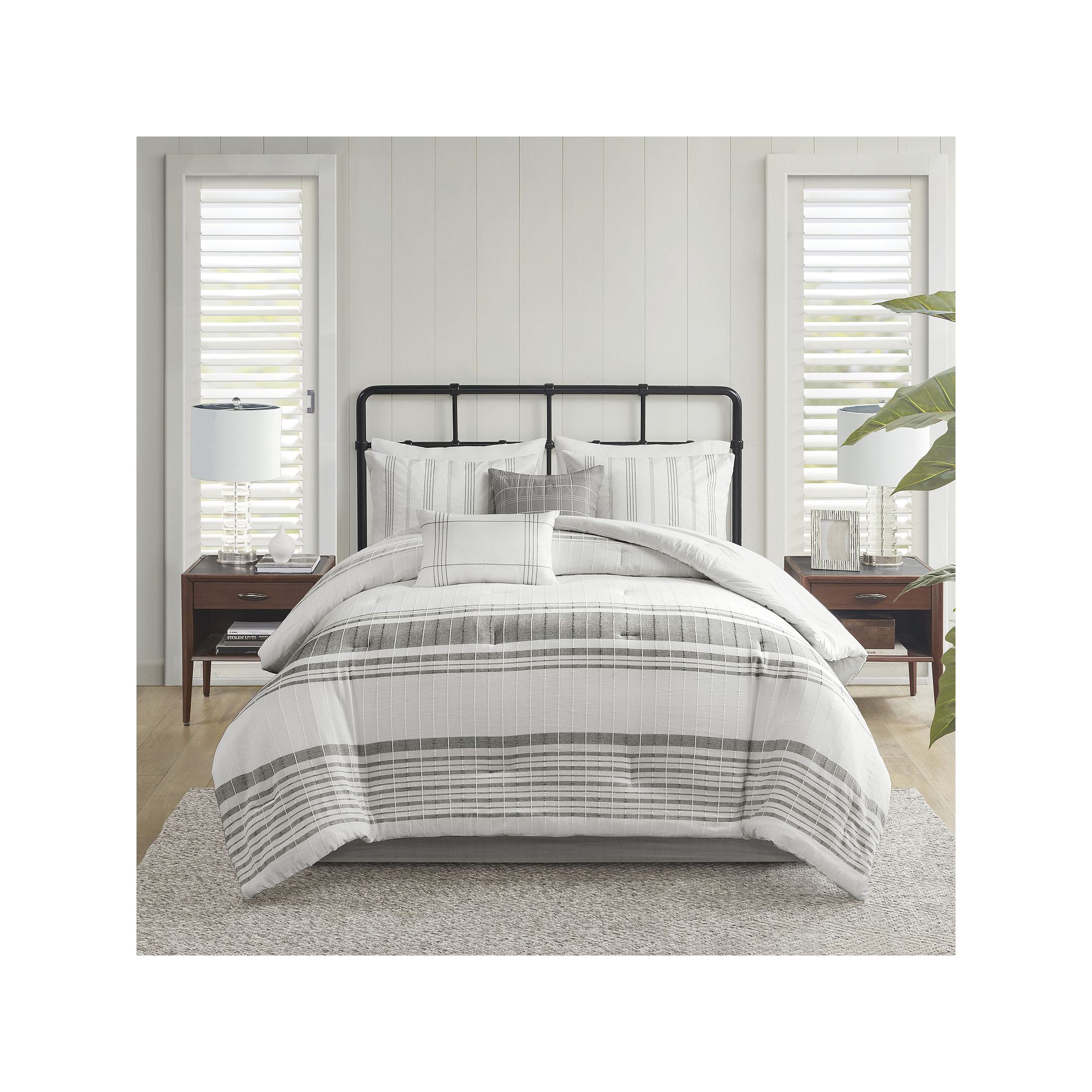Harbor House Morgan Oversized & Overfilled Jacquard Cotton Comforter Set an
