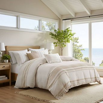 Harbor House Morgan Jacquard Duvet Cover Set with Throw Pillows