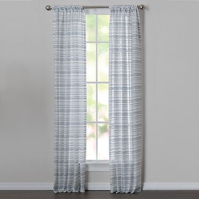 NATCO Shiloh Semi Sheer Window Curtain Panel