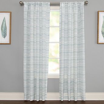 NATCO Shiloh Semi Sheer Window Curtain Panel