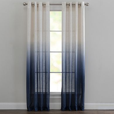 NATCO Harwich Mid Printed Shibori Window Curtain Panel