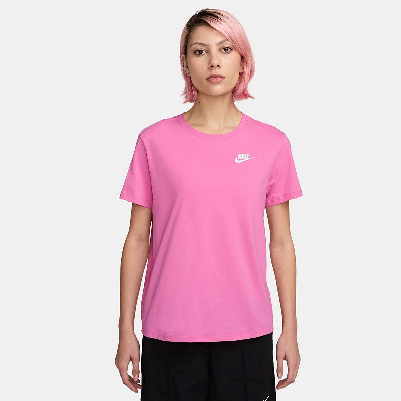UPC 198485000650 product image for Women's Nike Sportswear Club Essentials Tee, Size: XXL, Playful Pink | upcitemdb.com