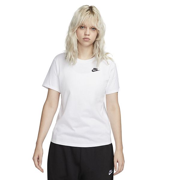 White Nike Womens Sportswear T-Shirt - Get The Label