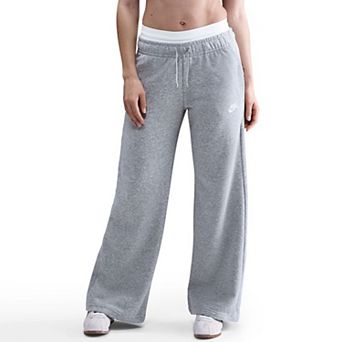 Women's Nike Sportswear Club Fleece Midrise Wide-Leg Pants