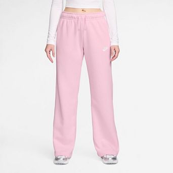 Women's Nike Sportswear Club Fleece Midrise Wide-Leg Pants