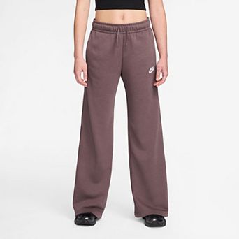 Women's Nike Sportswear Club Fleece Midrise Wide-Leg Pants