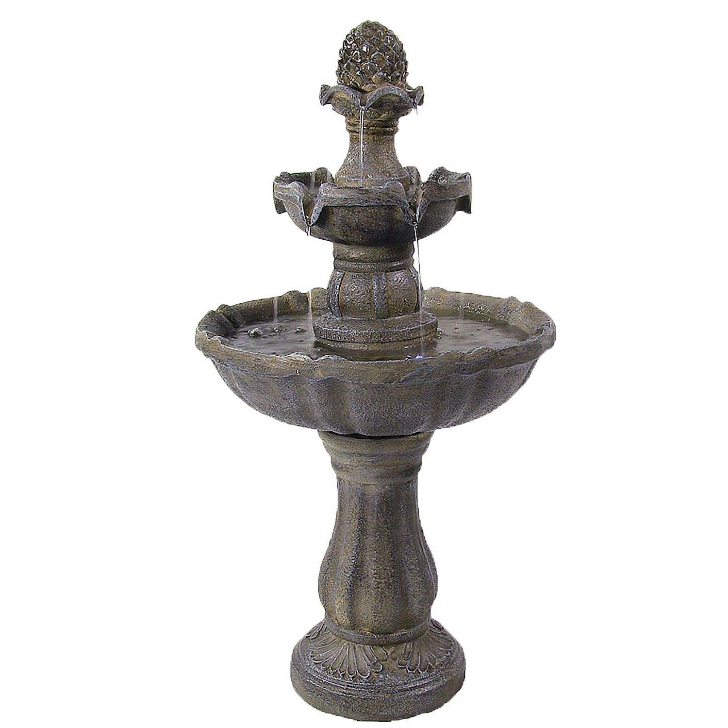 thumbnail image 2 of Sunnydaze Decor, Cascading Terra Bowls Solar Water Fountain - 30in 2 of 13