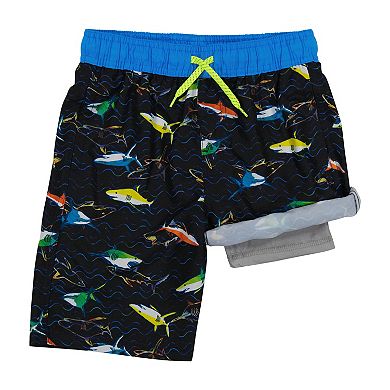 Boys 4-7 ZeroXposur Marine Sun Top & Shorts Set