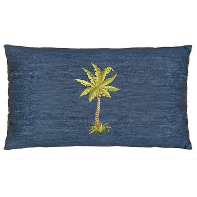 Linum Home Textiles Colton Denim Decorative Square Throw Pillow Cover