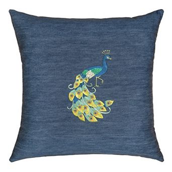 Linum Home Textiles Penelope Denim Decorative Square Throw Pillow Cover