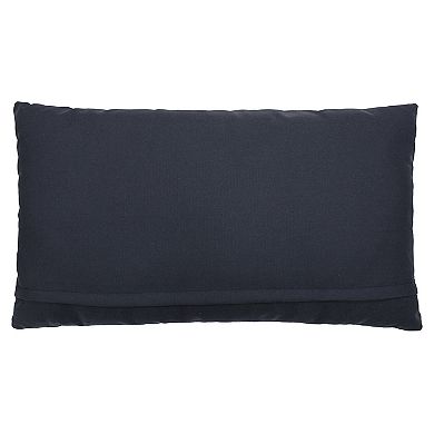 Linum Home Textiles Aaron Denim Decorative Square Throw Pillow Cover