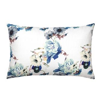 Linum Home Textiles Morning Glories Decorative Square Throw Pillow Cover