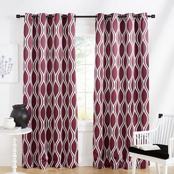 Exclusive Home Set of 2 Alfie Room Darkening Blackout Window Curtain Panels
